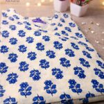Kitvana Blue Blossom Cotton Wrap Kurti img3